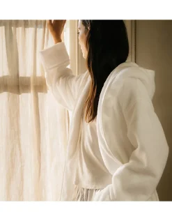 Unisex Organic Cotton Hydrocotton Hooded Robe