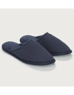 Unisex Organic Cotton Waffle Slippers
