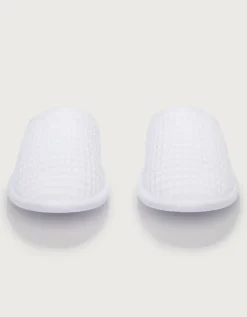 Unisex Organic Cotton Waffle Slippers