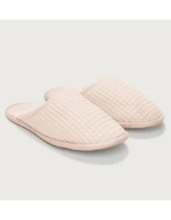 Unisex Organic Cotton Waffle Slippers