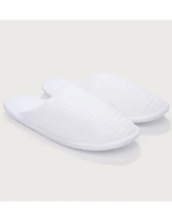 Unisex Organic Cotton Waffle Slippers