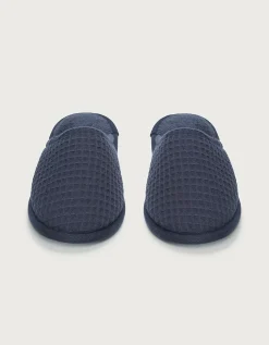 Unisex Organic Cotton Waffle Slippers