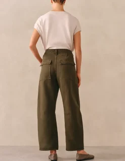 Utility Barrel Leg Trousers