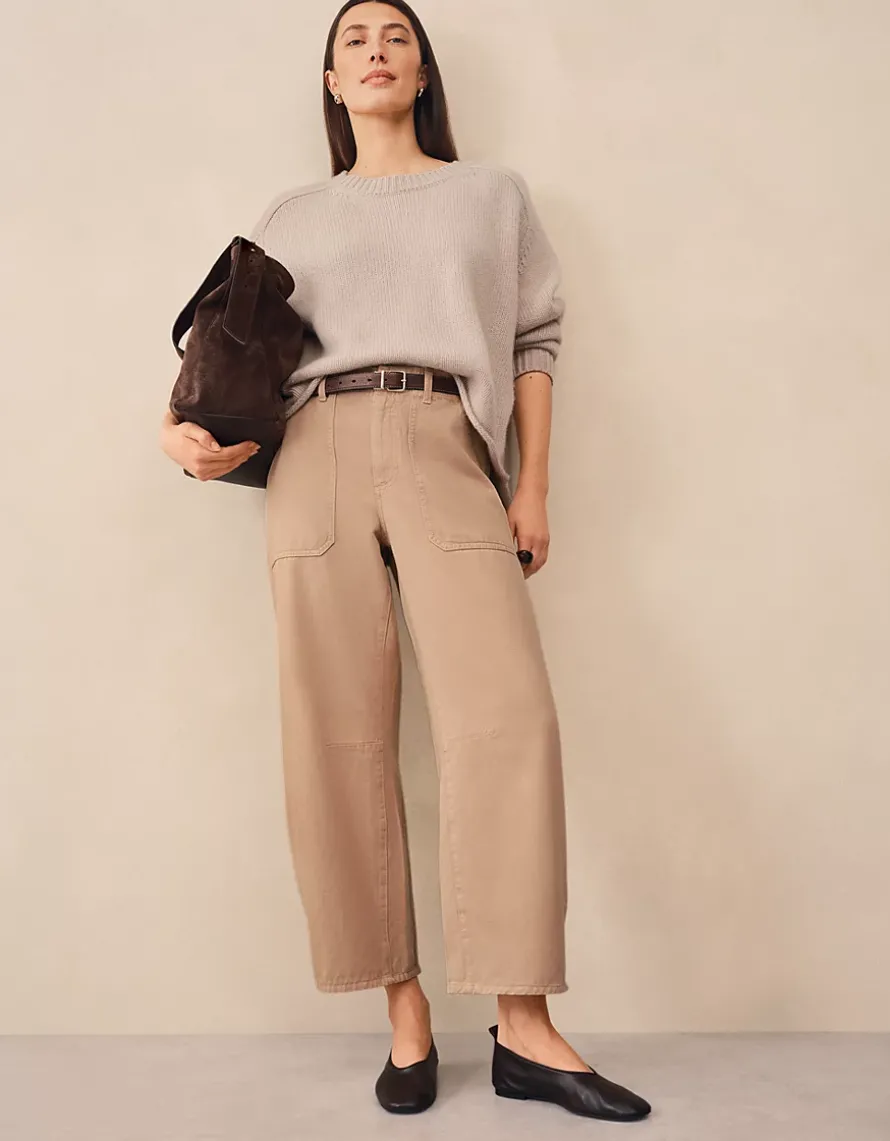 Utility Barrel Leg Trousers