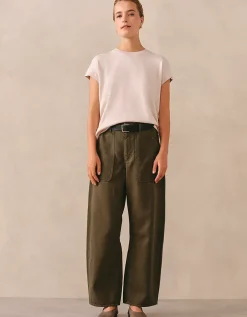Utility Barrel Leg Trousers