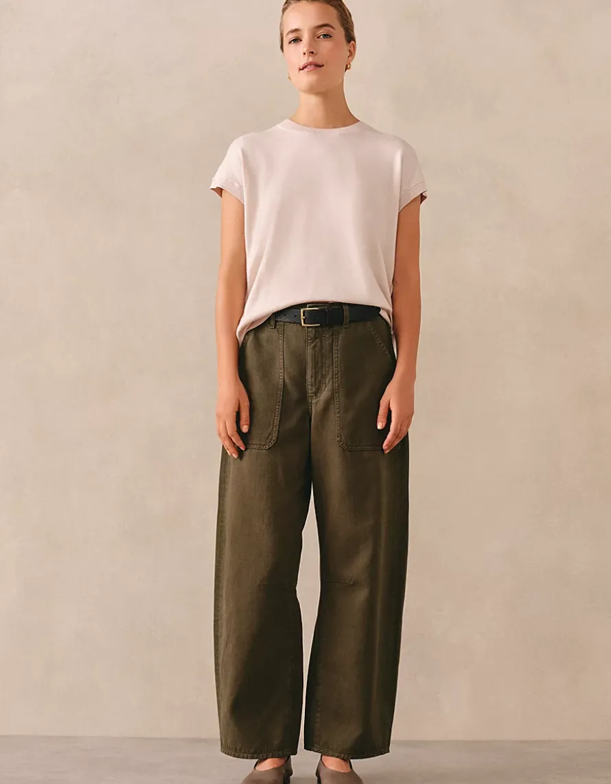 Utility Barrel Leg Trousers