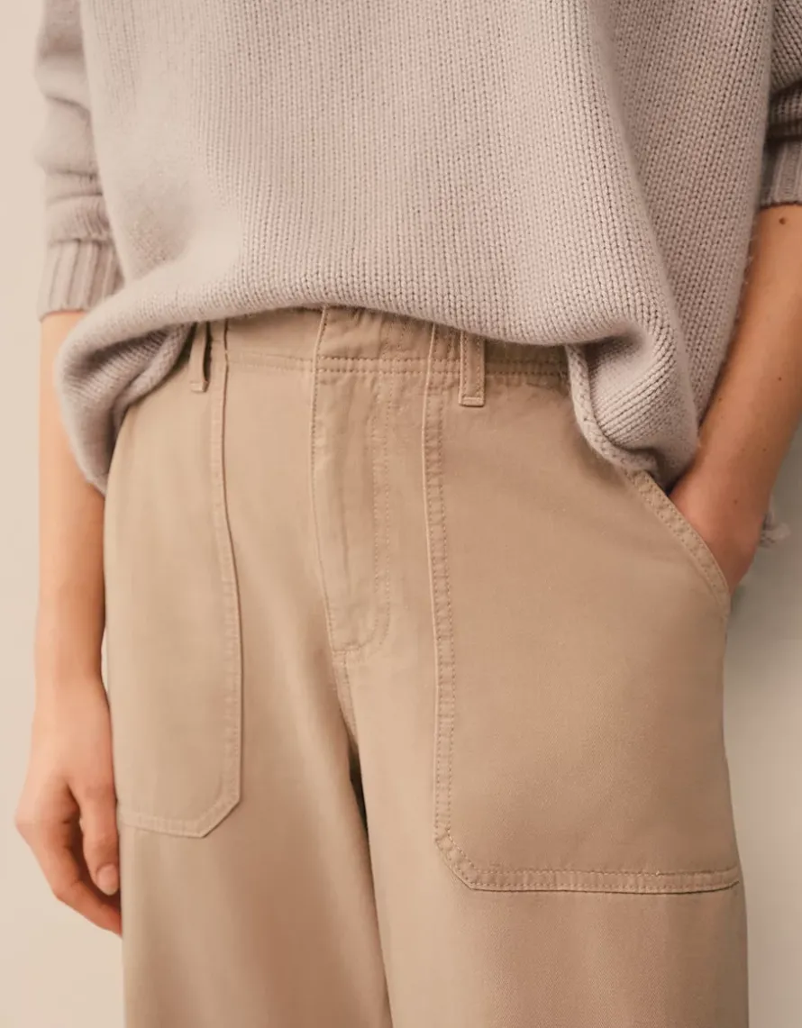 Utility Barrel Leg Trousers