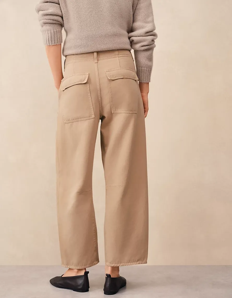 Utility Barrel Leg Trousers