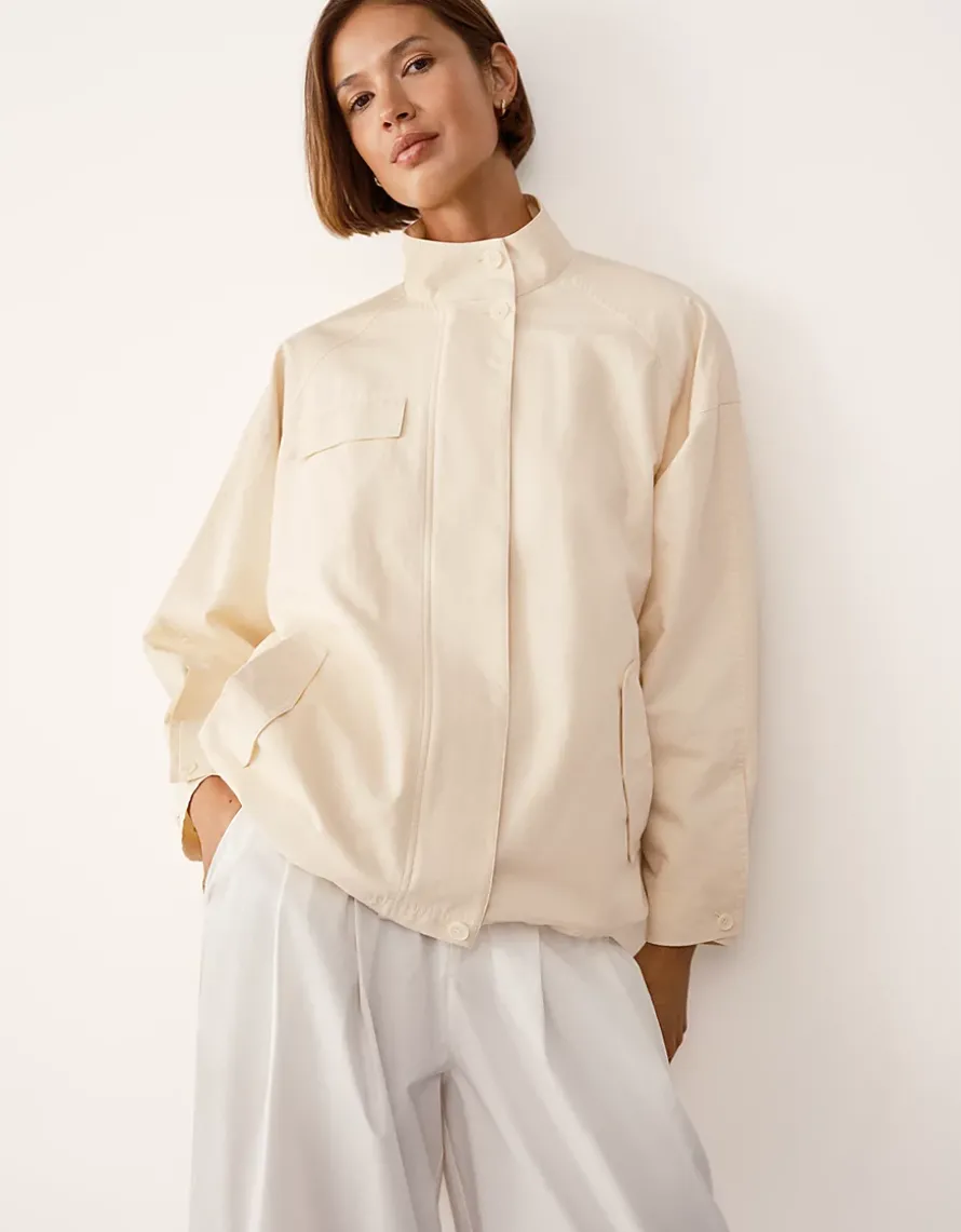 Utility Cotton Blend Jacket
