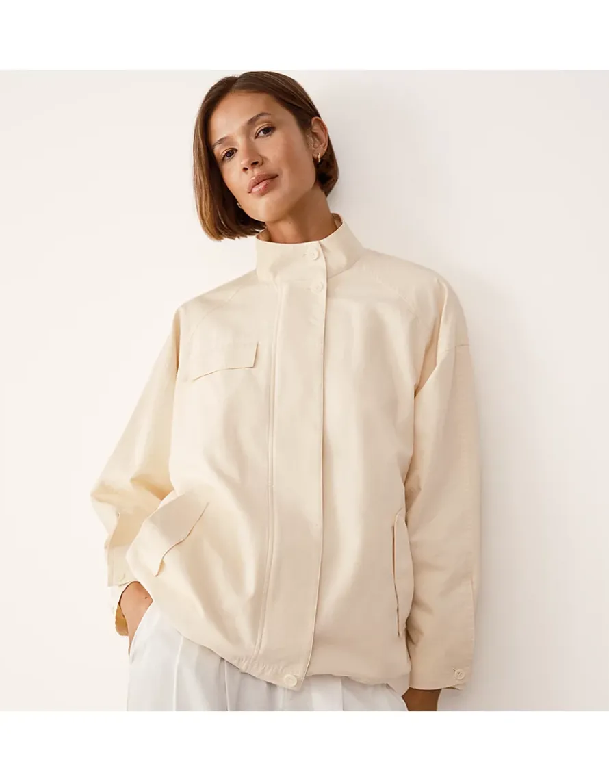 Utility Cotton Blend Jacket