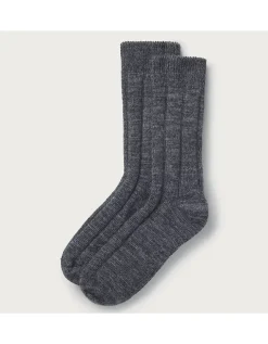 Variegated Ribbed Boot Socks