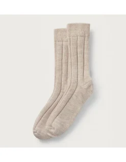 Variegated Ribbed Boot Socks
