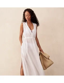 V-Neck Beach Dress