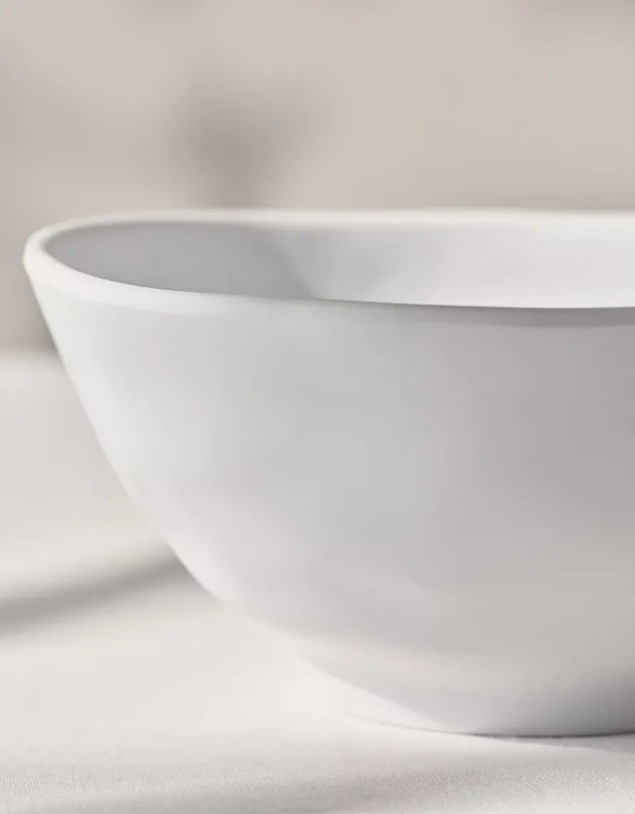 White Melamine Bowl