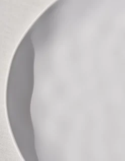 White Melamine Dinner Plate