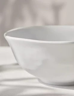 White Melamine Salad Bowl
