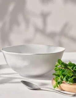 White Melamine Salad Bowl