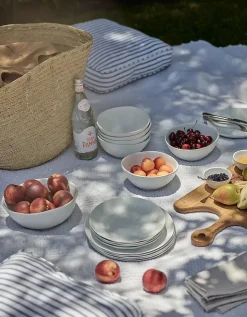 White Melamine Side Plate