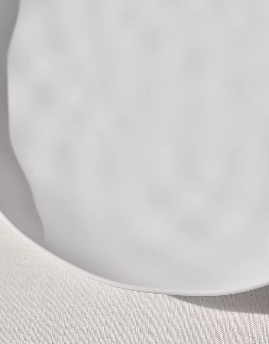 White Melamine Side Plate