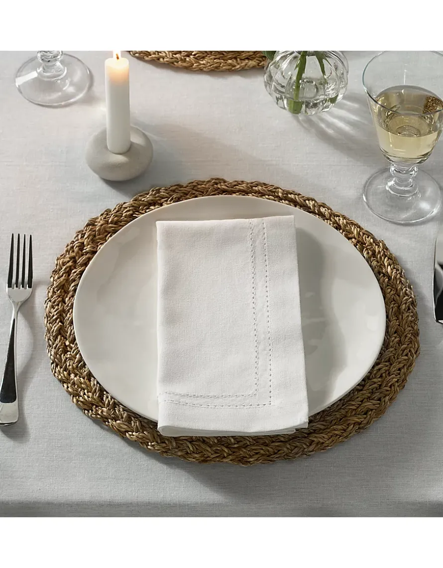 White Picot Stitch Napkins – Set of 4