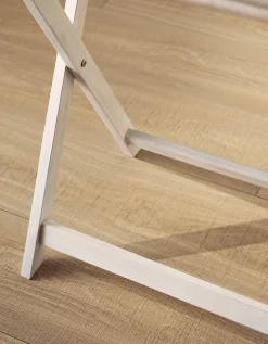 Whitewashed Bamboo Butlers Tray