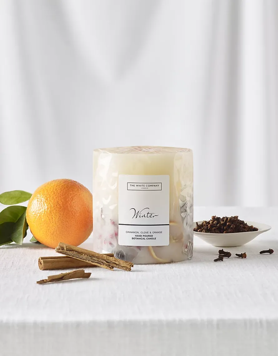 Winter Botanical Candle – Medium