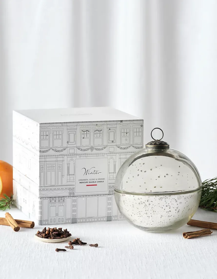 Winter Mercury Bauble Candle