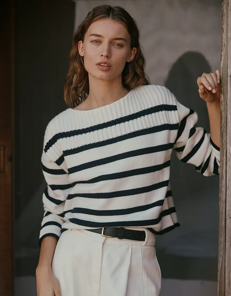 Wool Rich Breton Stripe Jumper