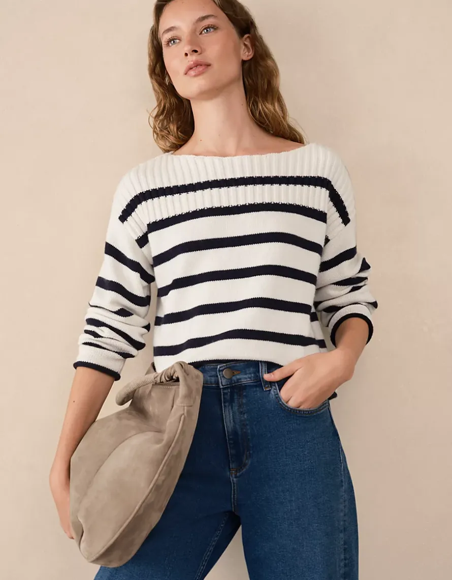 Wool Rich Breton Stripe Jumper