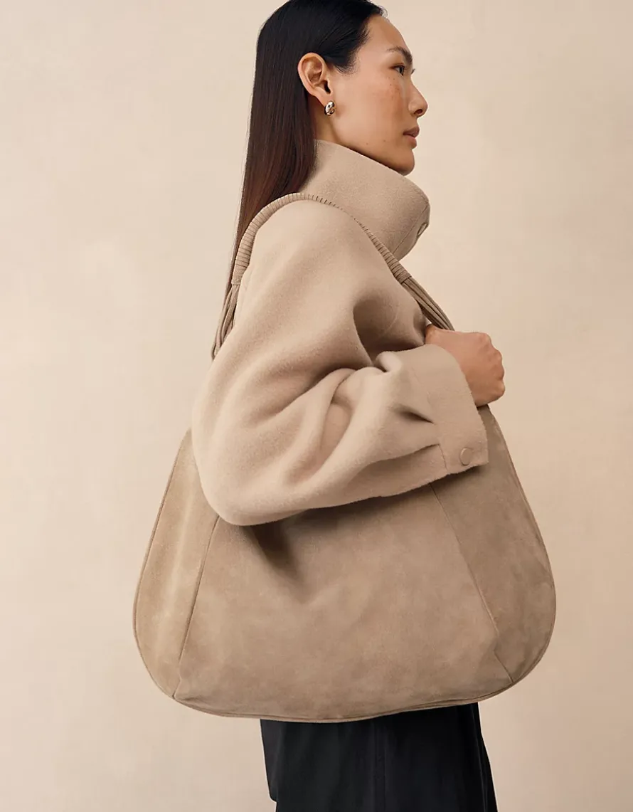 Wool Rich Double Faced Cropped Jacket