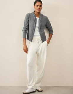 Zip Through Hoodie with Cotton