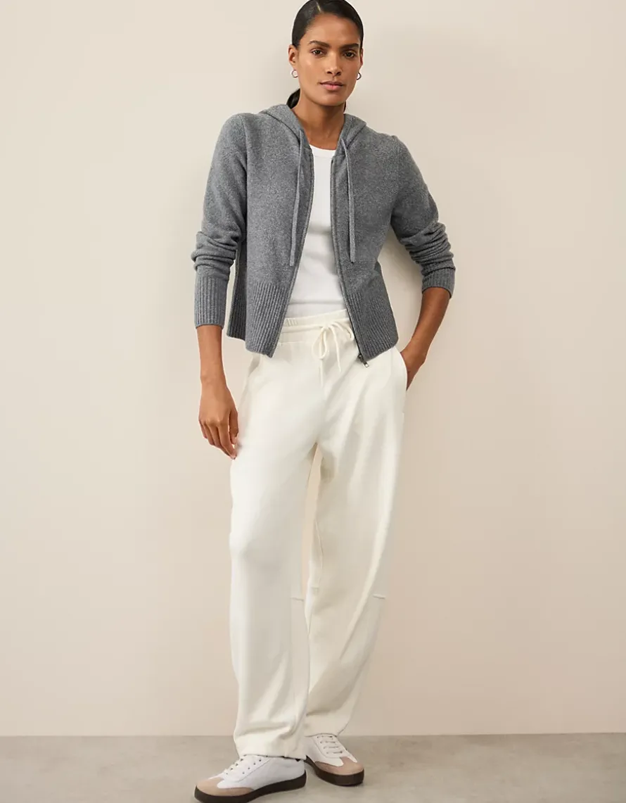 Zip Through Hoodie with Cotton